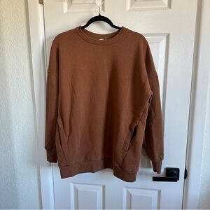 Brown Pullover with Pockets